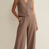 ANDRE WIDE LEG PANT - Milk Shake-Bottoms- Hometown Style HTS, women's in store and online boutique located in Ingersoll, Ontario