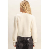 Sparkly Bow Cardigan - Cream-cardigan- Hometown Style HTS, women's in store and online boutique located in Ingersoll, Ontario
