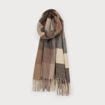 LARGE, WARM & SOFT PLAID PATTERN SCARF-Accessories- Hometown Style HTS, women's in store and online boutique located in Ingersoll, Ontario