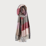 LARGE, WARM & SOFT PLAID PATTERN SCARF-Accessories- Hometown Style HTS, women's in store and online boutique located in Ingersoll, Ontario