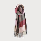 LARGE, WARM & SOFT PLAID PATTERN SCARF-Accessories- Hometown Style HTS, women's in store and online boutique located in Ingersoll, Ontario