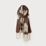 Warm Flower Print Scarf with Tassels-Accessories- Hometown Style HTS, women's in store and online boutique located in Ingersoll, Ontario