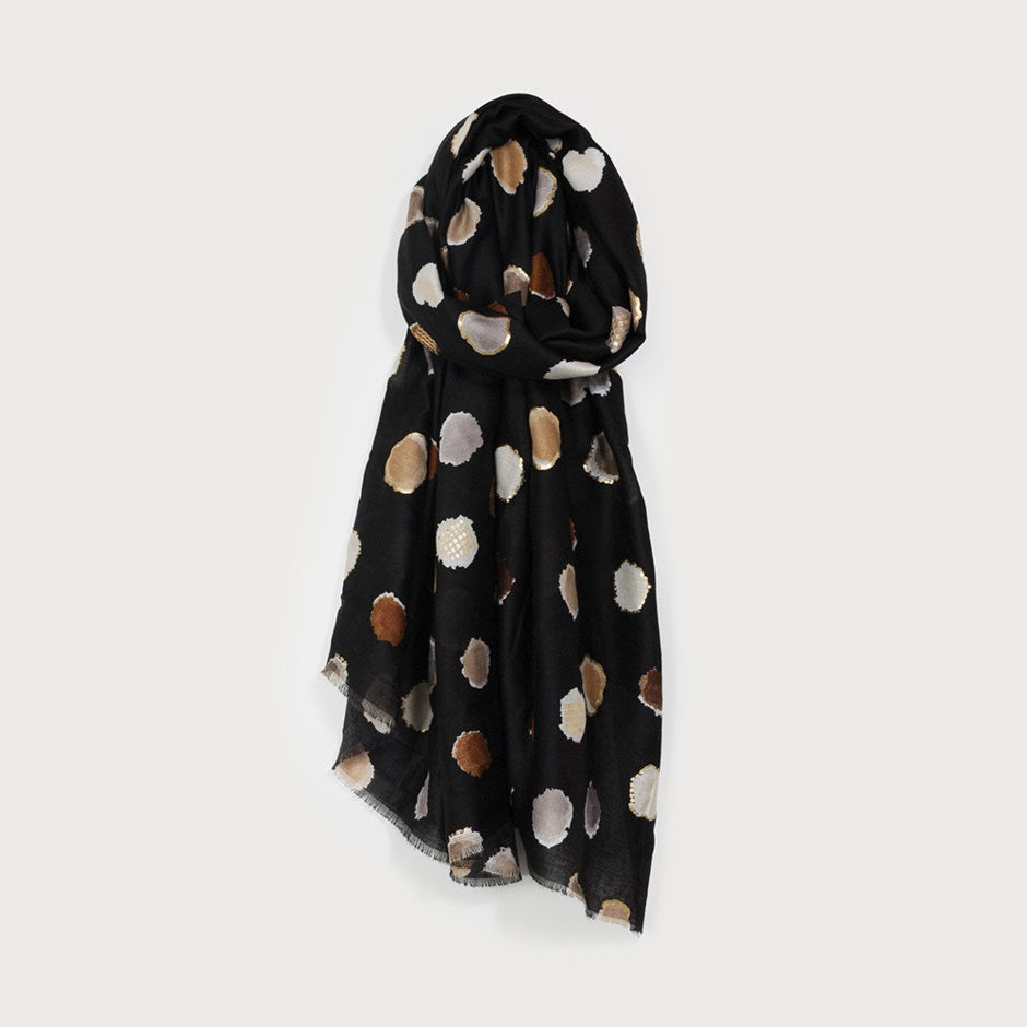 Lightweight Multi Dots Print Scarf-Accessories- Hometown Style HTS, women's in store and online boutique located in Ingersoll, Ontario