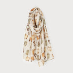 LIGHTWEIGHT SCARF WITH FUN CAT PRINT-Accessories- Hometown Style HTS, women's in store and online boutique located in Ingersoll, Ontario