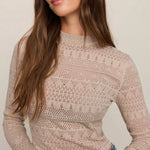 AVERY SWEATER TOP - Cream-Blouses- Hometown Style HTS, women's in store and online boutique located in Ingersoll, Ontario