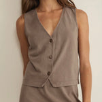GAIL JERSEY MINI SKIRT - Perfectly Taupe-Bottoms- Hometown Style HTS, women's in store and online boutique located in Ingersoll, Ontario