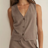 GAIL JERSEY MINI SKIRT - Perfectly Taupe-Bottoms- Hometown Style HTS, women's in store and online boutique located in Ingersoll, Ontario
