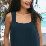 CHARLI TOP - Navy-Casual Tops- Hometown Style HTS, women's in store and online boutique located in Ingersoll, Ontario