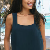 CHARLI TOP - Navy-Casual Tops- Hometown Style HTS, women's in store and online boutique located in Ingersoll, Ontario