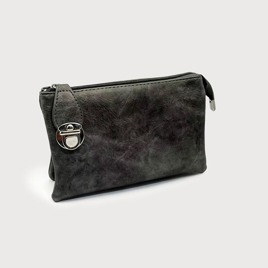 Crossbody Bag with Multi Pockets and Removable Adjustable Strap and Wristlet-Accessories- Hometown Style HTS, women's in store and online boutique located in Ingersoll, Ontario