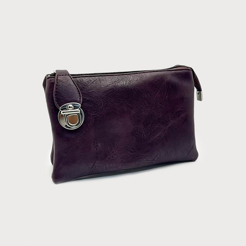 Crossbody Bag with Multi Pockets and Removable Adjustable Strap and Wristlet-Accessories- Hometown Style HTS, women's in store and online boutique located in Ingersoll, Ontario