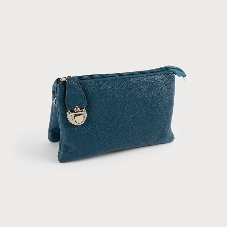 Crossbody Bag with Multi Pockets and Removable Adjustable Strap and Wristlet-Accessories- Hometown Style HTS, women's in store and online boutique located in Ingersoll, Ontario