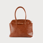 LARGE WORK BAG WITH HANDLES AND METAL CLASP-Accessories- Hometown Style HTS, women's in store and online boutique located in Ingersoll, Ontario