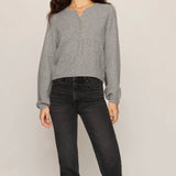 WESTMONT HENLEY SWEATER-Sweaters and Cardigans- Hometown Style HTS, women's in store and online boutique located in Ingersoll, Ontario
