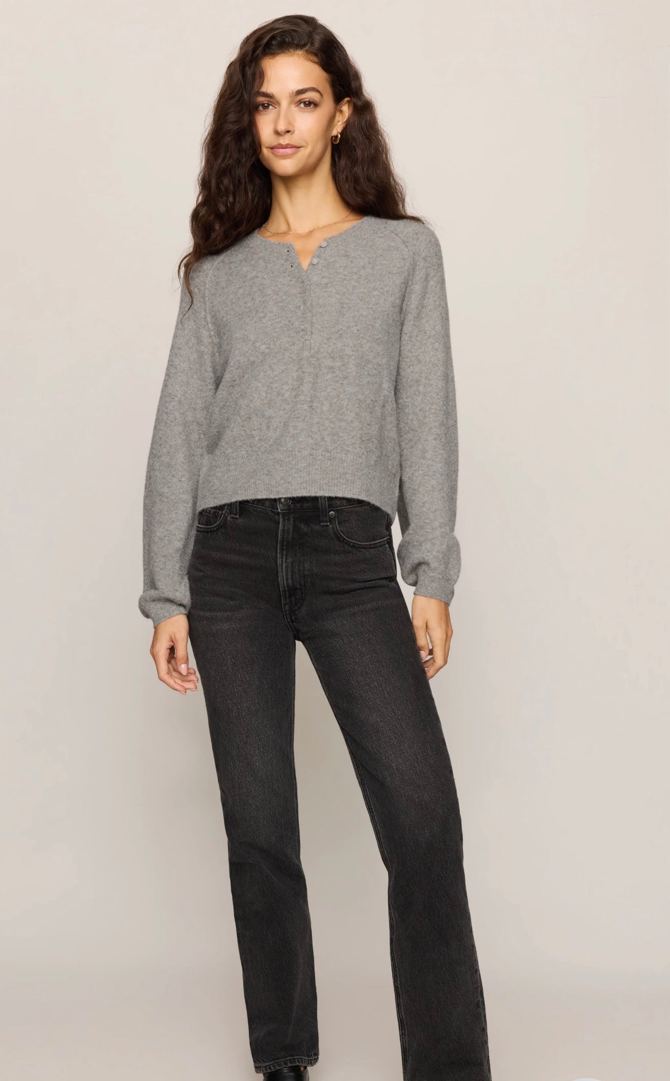 WESTMONT HENLEY SWEATER-Sweaters and Cardigans- Hometown Style HTS, women's in store and online boutique located in Ingersoll, Ontario