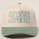 EXPENSIVE and DIFFICULT Embroidered Trucker Hat-Hat- Hometown Style HTS, women's in store and online boutique located in Ingersoll, Ontario