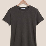 FOUNDATION SLUB TEE - Black Sand-Casual Tops- Hometown Style HTS, women's in store and online boutique located in Ingersoll, Ontario