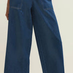 DAYCATION DENIM UTILITY PANT-Denim- Hometown Style HTS, women's in store and online boutique located in Ingersoll, Ontario