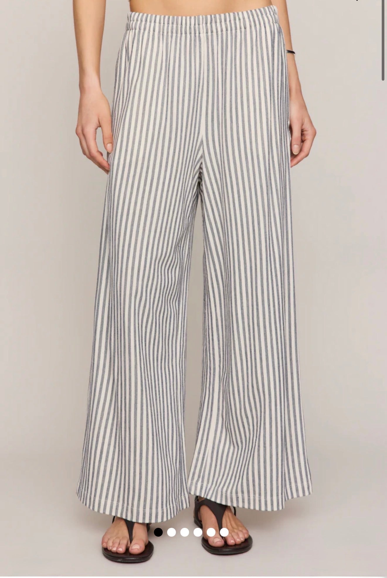 SCOUT KNIT STRIPED PANT - Eclipse-Bottoms- Hometown Style HTS, women's in store and online boutique located in Ingersoll, Ontario