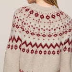 STRING THE LIGHTS SWEATER- Oatmeal Heather-Sweaters and Cardigans- Hometown Style HTS, women's in store and online boutique located in Ingersoll, Ontario