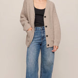WHITMORE CARDIGAN - Light Khaki