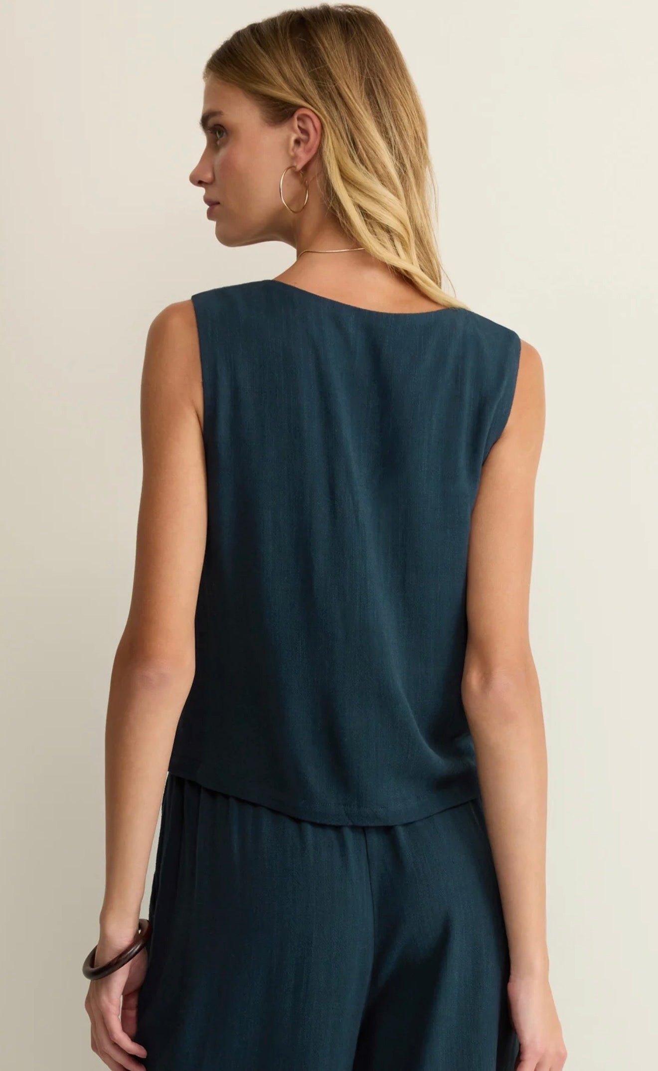 CHARLI TOP - Navy-Casual Tops- Hometown Style HTS, women's in store and online boutique located in Ingersoll, Ontario