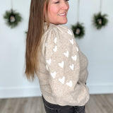 Revello Sweater - Beige-Sweaters and Cardigans- Hometown Style HTS, women's in store and online boutique located in Ingersoll, Ontario