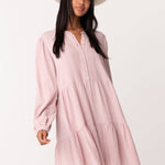 Vintage Babydoll Mini Dress - Rose-dress- Hometown Style HTS, women's in store and online boutique located in Ingersoll, Ontario