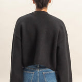 Knitted Shrug Sweater- Black-Casual Tops- Hometown Style HTS, women's in store and online boutique located in Ingersoll, Ontario