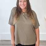 The Camilla Top - Green-Casual Tops- Hometown Style HTS, women's in store and online boutique located in Ingersoll, Ontario