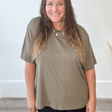 The Camilla Top - Green-Casual Tops- Hometown Style HTS, women's in store and online boutique located in Ingersoll, Ontario