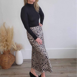 Satin-Like Maxi Skirt - Leopard-Skirt- Hometown Style HTS, women's in store and online boutique located in Ingersoll, Ontario