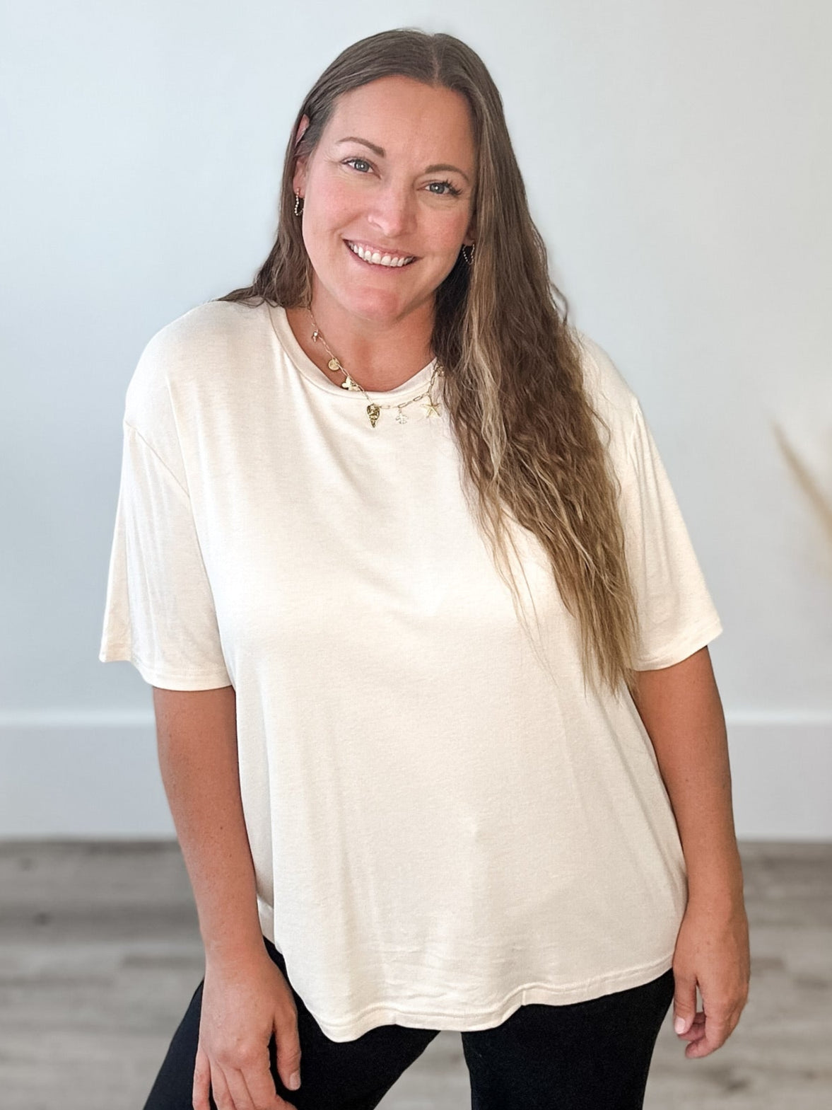 The Camilla Top - Off White-Casual Tops- Hometown Style HTS, women's in store and online boutique located in Ingersoll, Ontario