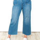 Cropped Straight Leg Jeans-denim- Hometown Style HTS, women's in store and online boutique located in Ingersoll, Ontario