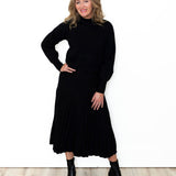 Mock Neck Sweater - Black-sweater- Hometown Style HTS, women's in store and online boutique located in Ingersoll, Ontario