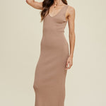 Ribbed Knit Maxi - Mocha- Hometown Style HTS, women's in store and online boutique located in Ingersoll, Ontario