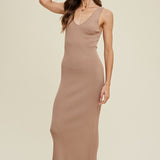 Ribbed Knit Maxi - Mocha- Hometown Style HTS, women's in store and online boutique located in Ingersoll, Ontario