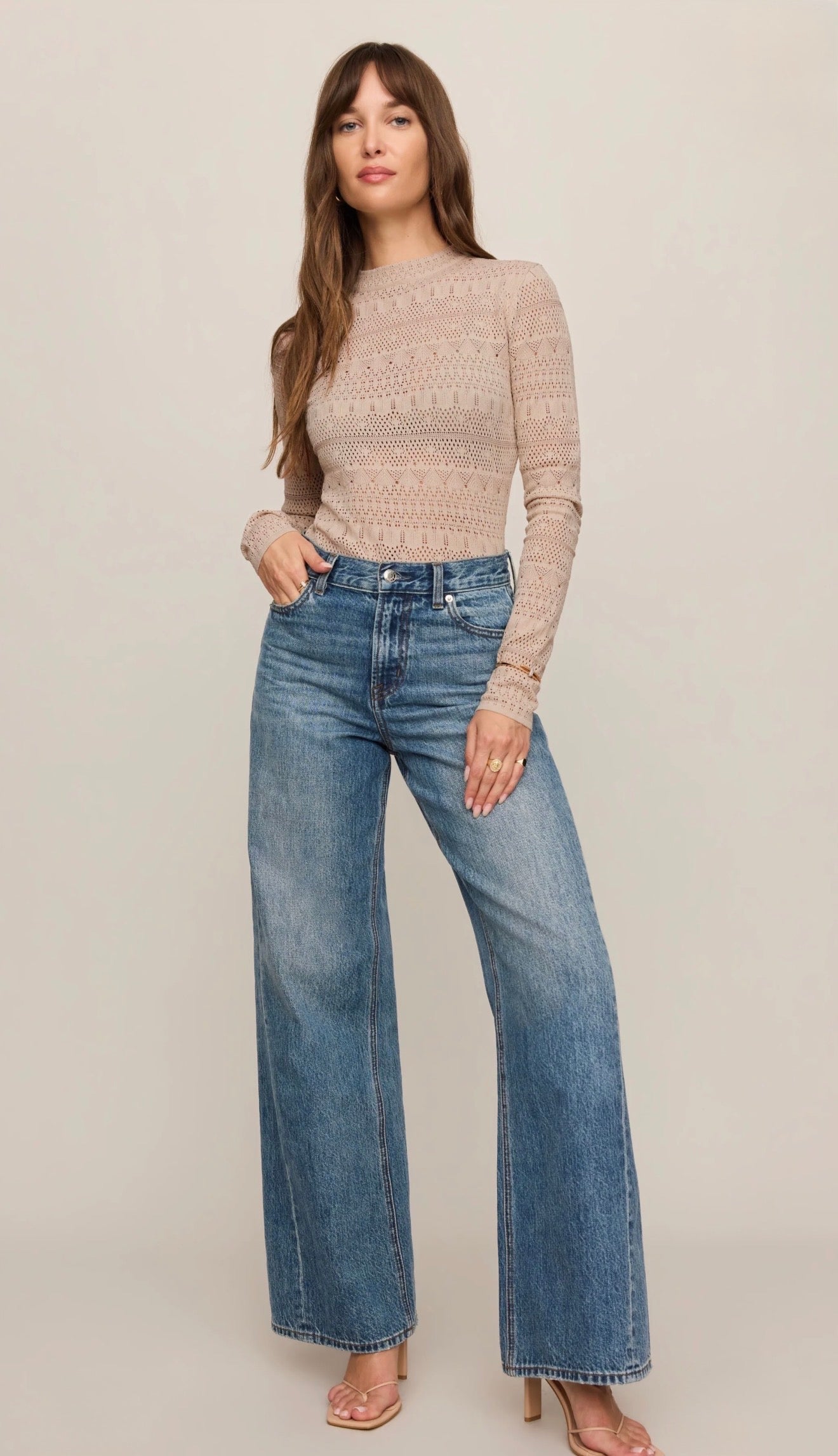 AVERY SWEATER TOP - Cream-Blouses- Hometown Style HTS, women's in store and online boutique located in Ingersoll, Ontario
