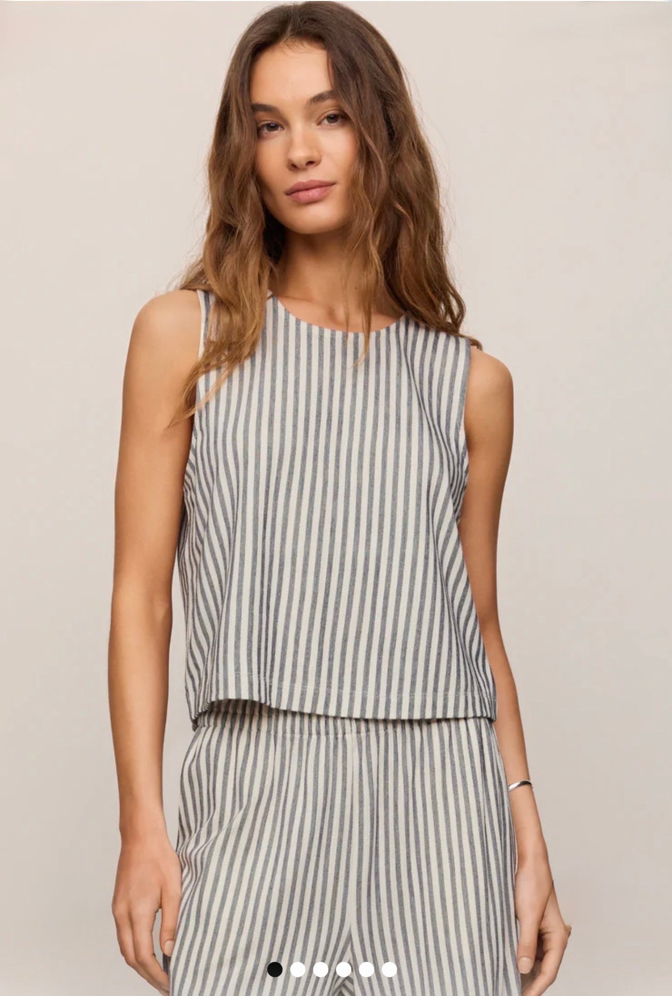 SLOANE KNIT STRIPED TOP - Eclipse-Casual Tops- Hometown Style HTS, women's in store and online boutique located in Ingersoll, Ontario