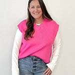 Sweater Vest - Punch-Tops- Hometown Style HTS, women's in store and online boutique located in Ingersoll, Ontario