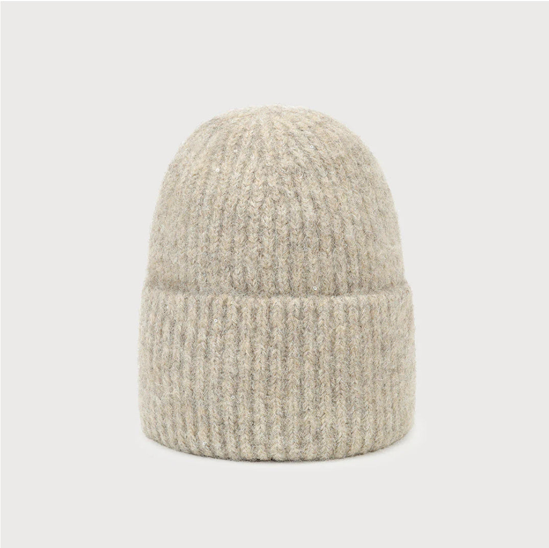 Warm Hat with Sparkling Accent-Accessories- Hometown Style HTS, women's in store and online boutique located in Ingersoll, Ontario