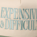 EXPENSIVE and DIFFICULT Embroidered Trucker Hat-Hat- Hometown Style HTS, women's in store and online boutique located in Ingersoll, Ontario