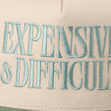 EXPENSIVE and DIFFICULT Embroidered Trucker Hat-Hat- Hometown Style HTS, women's in store and online boutique located in Ingersoll, Ontario