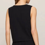 NOELLE JERSEY TOP - Black-Casual Tops- Hometown Style HTS, women's in store and online boutique located in Ingersoll, Ontario