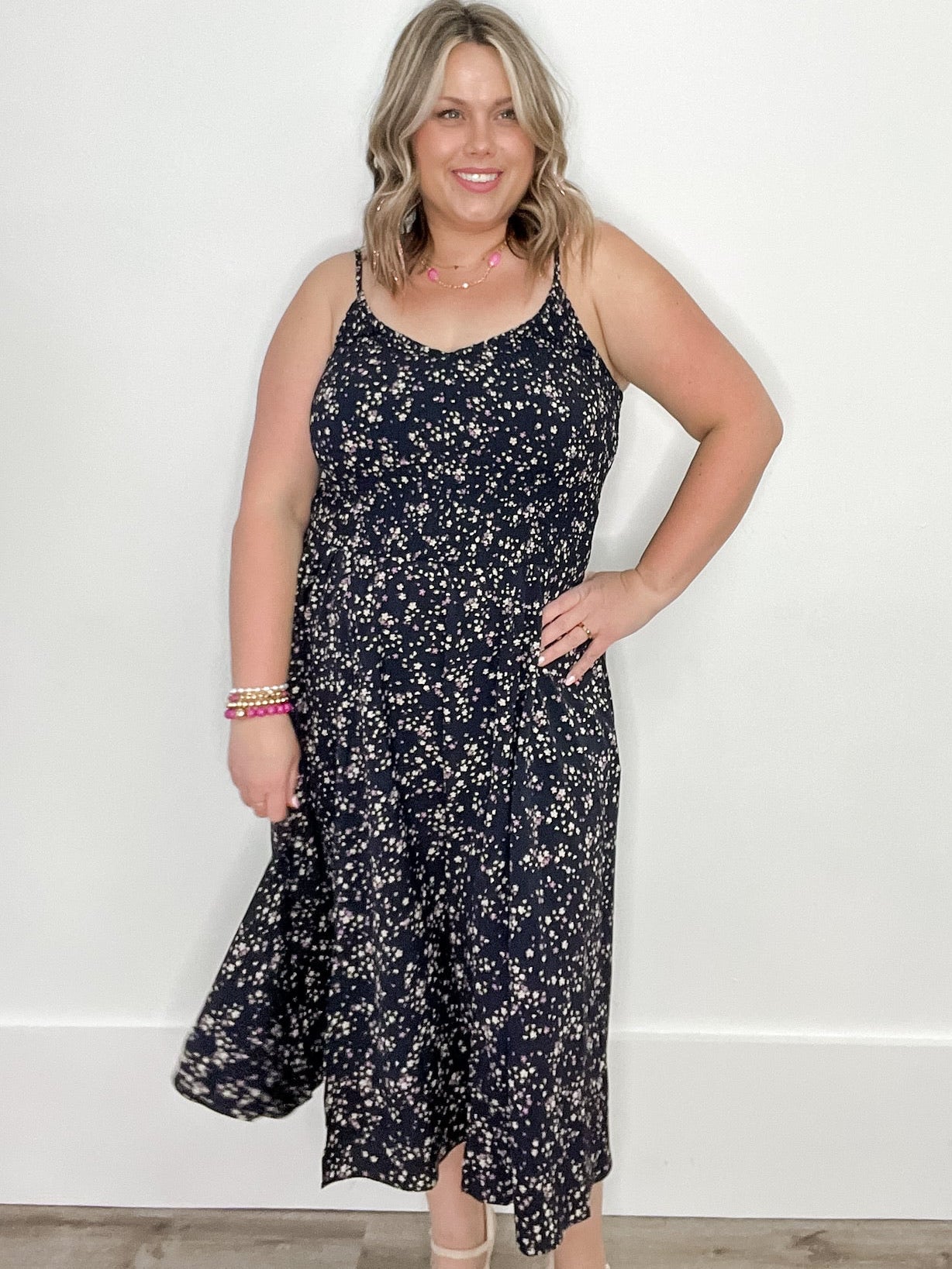 Jacqueline Smocked Dress-Special Occasion Dresses- Hometown Style HTS, women's in store and online boutique located in Ingersoll, Ontario