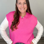 Sweater Vest - Punch-Tops- Hometown Style HTS, women's in store and online boutique located in Ingersoll, Ontario