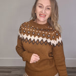 Haverford Sweater - Brown-Sweaters and Cardigans- Hometown Style HTS, women's in store and online boutique located in Ingersoll, Ontario