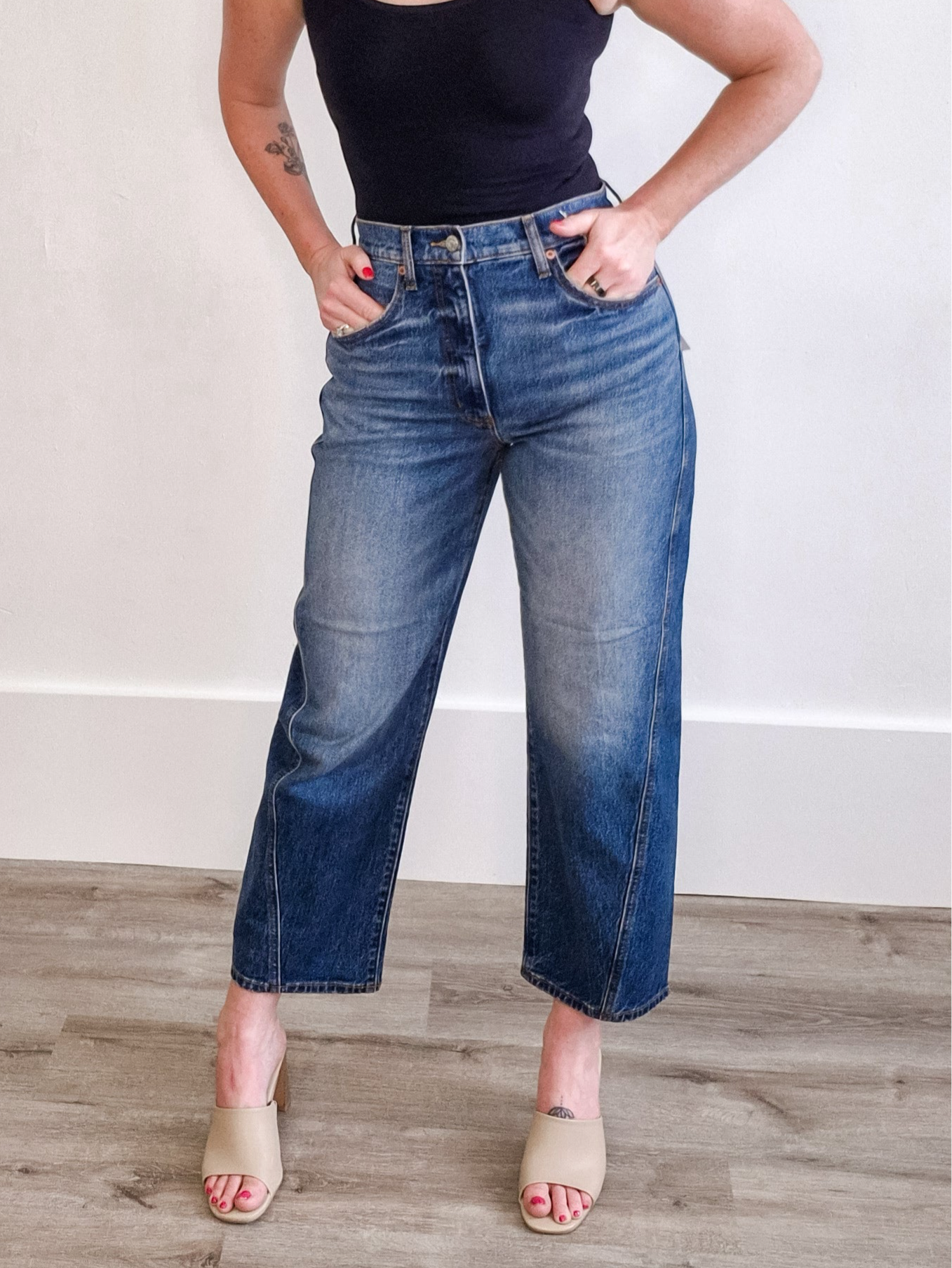DAZE - Westward Barrel Leg-Denim- Hometown Style HTS, women's in store and online boutique located in Ingersoll, Ontario