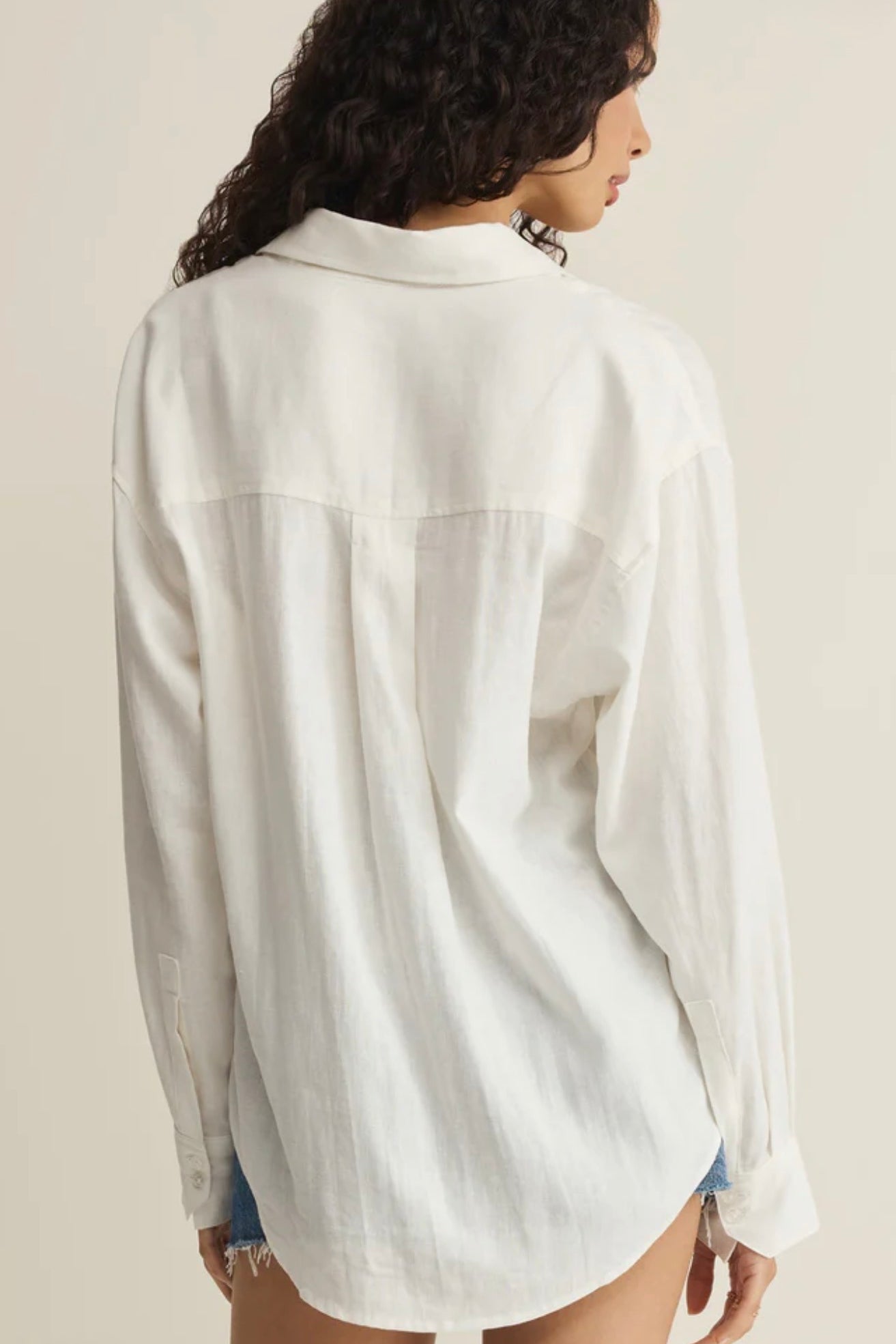 THE PERFECT BUTTON UP-Casual Tops- Hometown Style HTS, women's in store and online boutique located in Ingersoll, Ontario