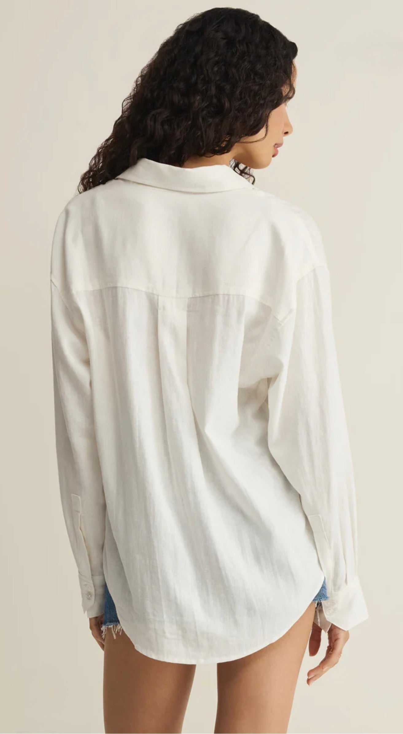 THE PERFECT BUTTON UP-Casual Tops- Hometown Style HTS, women's in store and online boutique located in Ingersoll, Ontario